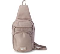 Reebok Unisex Crossbody Sling Bags - Kompakte wandelbare Trageriemen Crossbody Bag Travel Sling Bag - Gym & Travel Essential, Cosmos Mokka, One Size, Minimalistisch