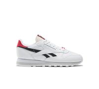 Reebok Unisex-Erwachsene Classic Leather V1, Footwear White/Core Black/Vector Red, 13.5 Women/12 Men