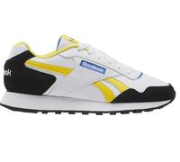 Reebok Glide Unisex Sneaker, Weiß, klassisch, gelb, Vektorrot, 10 UK Men/ 10.5 UK Women