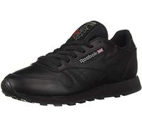 Reebok Unisex Classic Leather Sneaker, CBLACK/PUGRY5/RBKG03, 38.5 EU