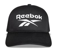 Reebok Unisex-Erwachsene Trucker Mesh-Back Cap with Adjustable Snapback for Men and Women (One Size Fits Most) Baseballkappe, Schwarz, Einheitsgre