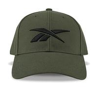 Reebok Unisex-Erwachsene [Ree] Cycling Vector gebogener Krempe und atmungsaktivem 6-Panel-Design Baseballkappe, Grün (Army Green), One Size