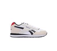 Reebok Unisex Glide Sneaker, White/Vector RED/Washed Black, 38.5 EU