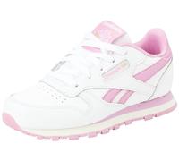 Reebok Unisex Kinder Klassisches Leder Sneaker Niedrig,Ftwwht Jaspnk Chalk,29 EU
