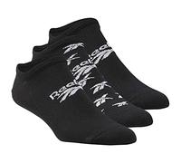 Reebok Unisex Socken Cl Fo Invisible Sock 3P, Black, GG6679, XS