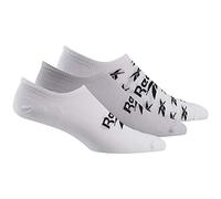 Reebok Unisex Socken Cl Fo Invisible Sock 3P, White/Lgsogr/White, GG6678, M