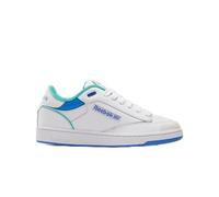 Reebok Unisex's Club C Bulc Sneaker, White Unleashedgreen Kineblue, 35 EU