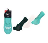 Reebok Unsichtbare Socken, Unisex, bequem, Baumwolle, atmungsaktiv, für Sport, Alltag, Fitness, Freizeit, Walking, Yoga, waschbar, diskret, Unterschuhe, 3 Paar, Größe 37/39, Collegiate, Collegiate, 37