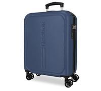 Reebok Valley Kabinenkoffer, blau, 40 x 55 x 20 cm, harter ABS-Kunststoff, 37 l, 2,8 kg, Handgepäck