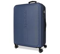Reebok Valley Koffer, mittelgroß, blau, 46 x 65 x 25 cm, harter ABS-Kunststoff, 56 l, 3,16 kg