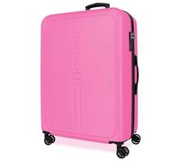 Reebok Valley Koffer, mittelgroß, Rosa, 46 x 65 x 25 cm, harter ABS-Kunststoff, 56 l, 3,16 kg