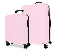 Reebok Valley Kofferset, Rosa, 55/65 cm, ABS, 93 l, 5,65 kg, Handgepäck