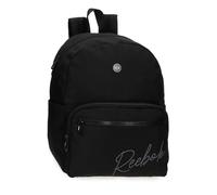Reebok Violet Rucksack, Casual, Schwarz, 28 x 36 x 14 cm, Polyester, von Joumma Bags