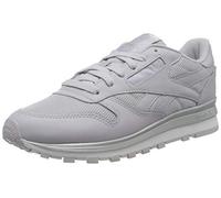Reebok Womens CL LTHR Gymnastics Shoe, Sterling Grey/Silver Met./White, 37.5 EU