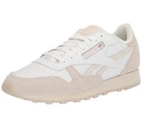 Reebok Women's Classic Leather Sneakers Legacy, White/Chalk/Stucco, 13.5 Women/12 Men