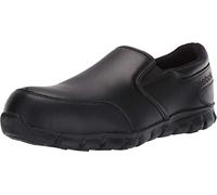 Reebok Work Men's Sublite Cushion Work Comp Toe ESD Slip On Black 13 E US