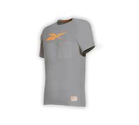 Reebok Work Men's Workwear T-Shirt with Lock-Up Logo Light Grey Clothing