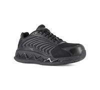 Reebok Work Men's Zig Elusion Heritage Composite Toe ESD High-Top Work Sneaker Black/Blue - RB3225