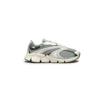 Laufschuh REEBOK "ZIG HYPNOTICA", Damen, Gr. 45, chalk, light fog, grau 6, Synthetik, Textil, Schuhe Laufschuh (82775219-45) chalk, light fog, grau 6