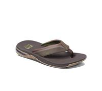 REEF Anchor Herren-Flip-Flop, wassergeeignet, dämpfender Fersenairbag, Braun/Gum, 13