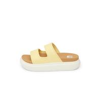 REEF Cushion Bondi 2 Bar Damen Slide Sandal, leichtes und stützendes Fußbett, wasserfreundlich, Blassbanane, 38.5 EU