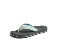 REEF Cushion Breeze Damen-Flip-Flop, ultraweiches gepolstertes Fußbett, Fußgewölbeunterstützung, Grau/Mint, 7
