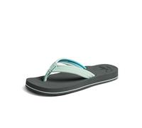 Reef Cushion Breeze Damen-Flip-Flop, ultraweiches gepolstertes Fußbett, Fußgewölbeunterstützung, Grau/Mint, 8
