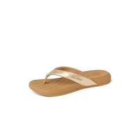 REEF Cushion Melody Damen-Flip-Flop, weiches und stützendes gepolstertes Fußbett, Champagner, 37.5 EU