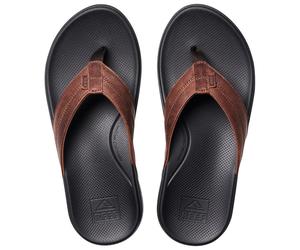 Reef - Cushion Phantom 2.0 Leather Brown Black - 11 - Flipflops Noir 11