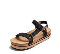 REEF Damen Cushion Rem Hi Plateau Sandalen, Schwarz/Braun, 41 EU