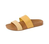 REEF Cushion Vista Damen-Sandalen, Golden Apricot Duo, 9.5