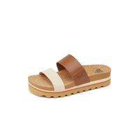 Reef Cushion Vista Hi Damen Sandalen Beachy Woven Slide Slip On Flip Flops, Chocolate Duo, 4 UK