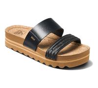 Reef Cushion Vista Hi/Womens Sandals/ black braid 10