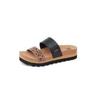 Reef Damen Cushion Vista Hi Schiebe-Sandalen, Leopard Duo, 40 EU