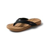 REEF Cushion Melody Damen-Flip-Flop, weiches und stützendes gepolstertes Fußbett, Schwarz/Schwarz, 38.5 EU