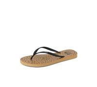 REEF Damen Seaside Prints Flip-Flop, Leopardenmuster / Schwarz, 37.5 EU