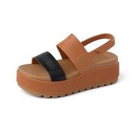 REEF Damen Water Vista Higher Sandale, Schwarz/Hellbraun Duo, 37.5 EU