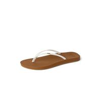 Reef Damen Women's Cushion Slim Flip-Flop, White/Tan, 8, Weiß/Hellbraun, 38.5 EU