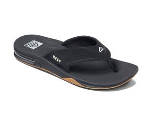 Reef Fanning/Mens Sandals/ black/silver 11