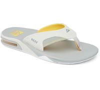 REEF Fanning Herren Flaschenöffner, Flip-Flop, Fußgewölbeunterstützung, strapazierfähige Außensohle, wasserfreundlich, Gelb/Grau/Grau