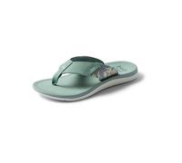 REEF Girl's Kids Santa Ana Flip-Flop, Frosty, 4 Big Kid
