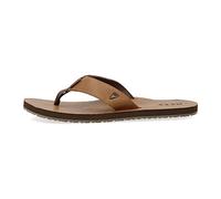 Reef Glattleder Schwarz Flip-Flops für Herren, braun - Marrone (Bronze Brown) - Größe: 44 EU