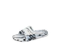 REEF Herren Fanning Slide H20 Sandale, Schwarz/Weißer Marmor, 10