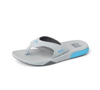 Reef Herren Gepolsterte Fächer Flipflop, Hellgrau/Blau, 45 EU
