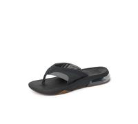 REEF Herren-Sandalen, Fächer+, Schwarz (Black/Gum), 7