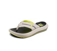 Reef Herren Swellsole Cruiser Flip-Flop, Grey Lime, 46 EU