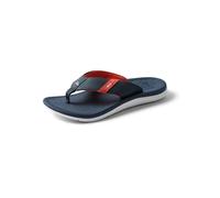 REEF Jungen Kinder Santa Ana Flip-Flop, Marineblau/Weiß/Orange, 4 Big Kid