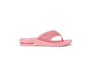Reef Leder-Zehentrenner "Fanning" in Rosa - Größe 40 | Damen Sandalen
