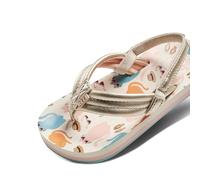 Reef - Kid's Little Ahi - Sandalen, Gr. 23 US 7K, beige (CoolCats)