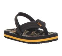 Reef Little Ahi Unisex-Kinder-Flip-Flop, weiches gepolstertes Fußbett, wasserfreundlich, Rückengurt, Tiger Shark, 8 Little Kid